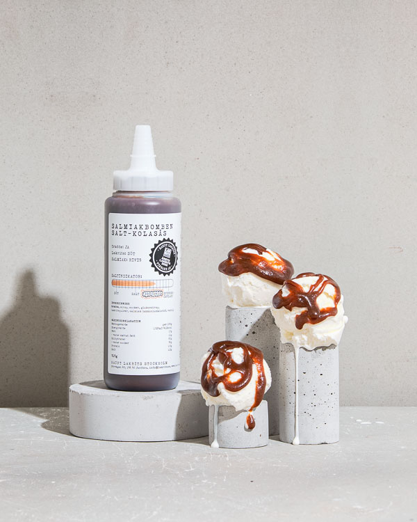 Salmiakbomben Salt Caramel Sauce