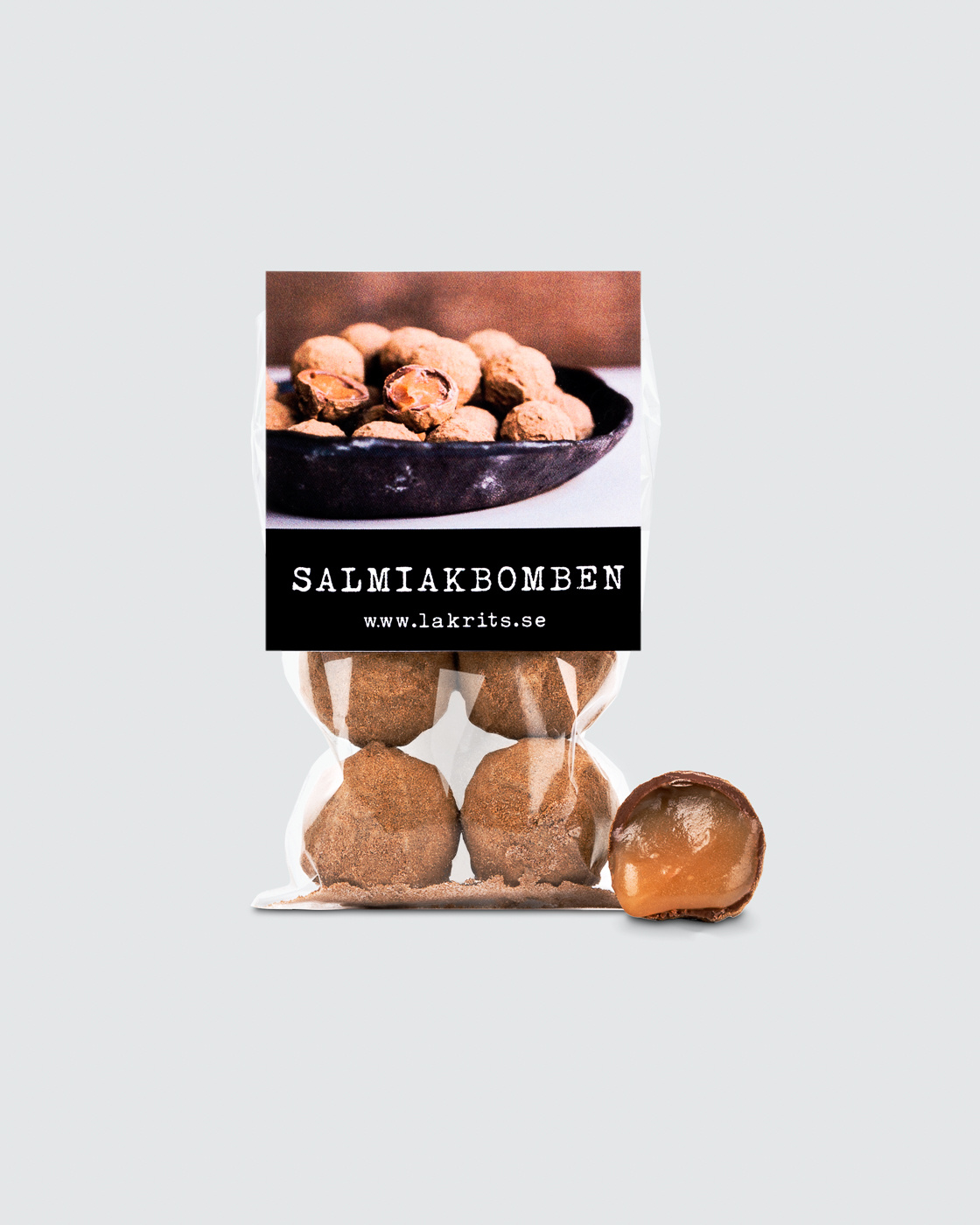 The Salmiak Bomb 4 pack in the group Chocolate coated liquorice at Haupt Lakrits AB (100170074)
