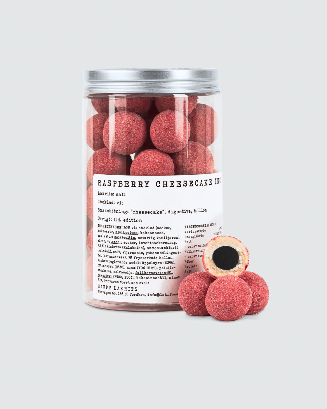 Raspberry Cheesecake Inc. in the group Chocolate coated liquorice at Haupt Lakrits AB (100170103)