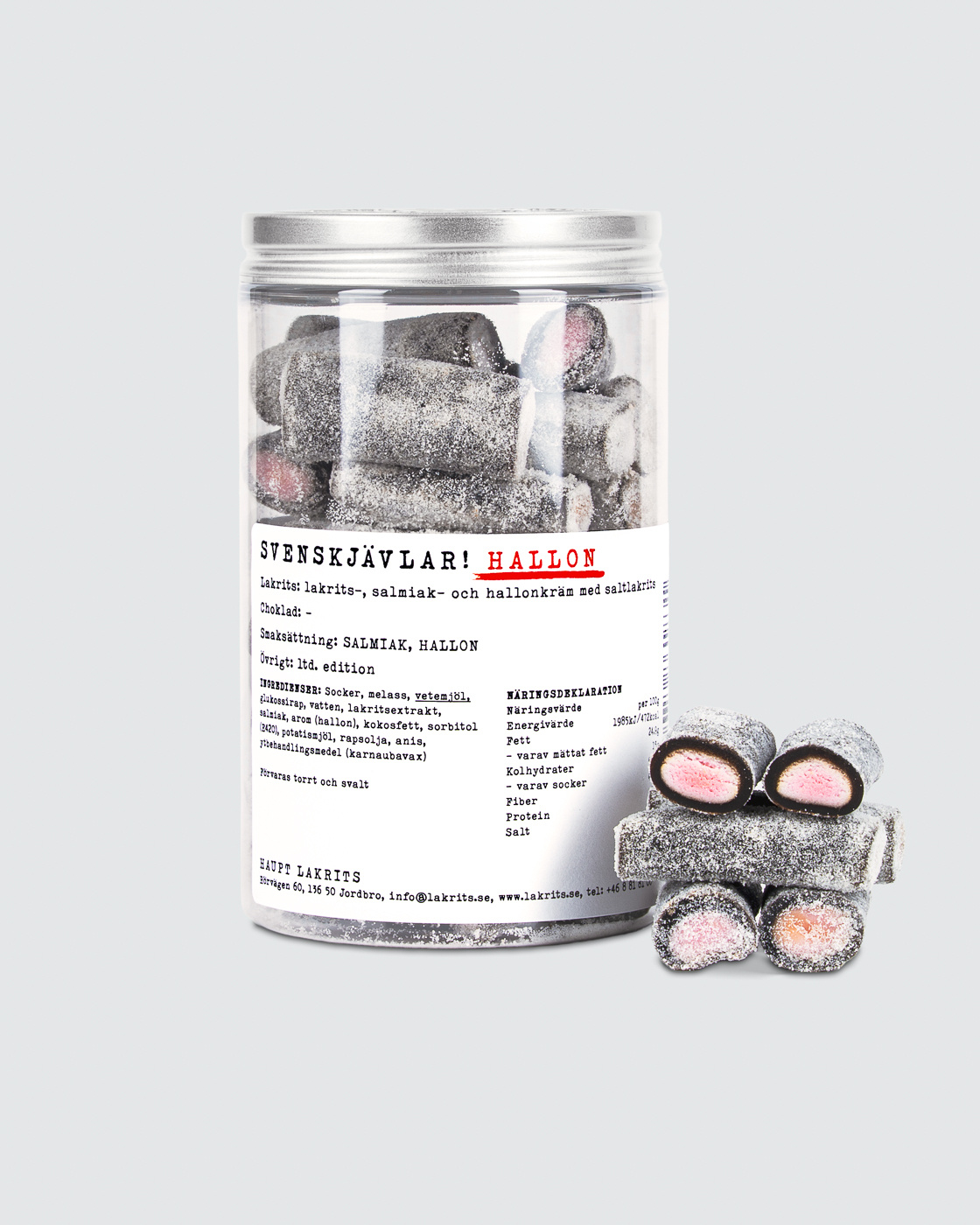 Svenskjävlar! Hallon in the group Salty liquorice at Haupt Lakrits AB (100170116)
