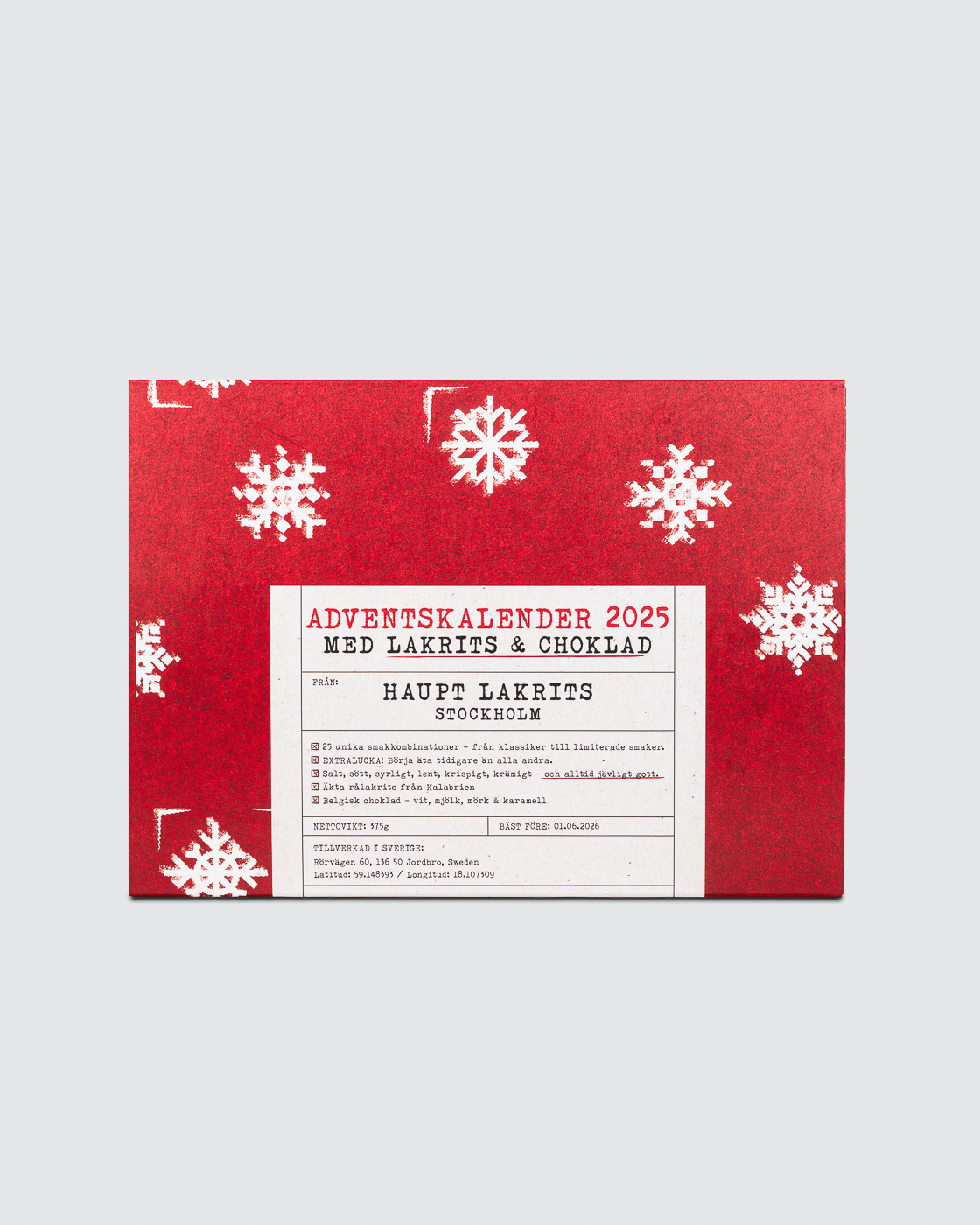 Advent Calendar 2025 in the group / at Haupt Lakrits AB (100170198)