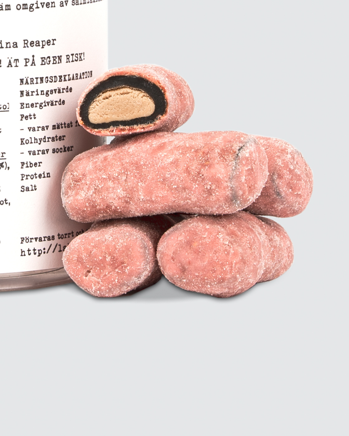 Heta Svenskjävlar! in the group Chocolate coated liquorice at Haupt Lakrits AB (100170001)