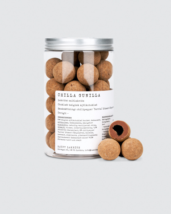 Chilla Gunilla in the group Chocolate coated liquorice at Haupt Lakrits AB (100170066)