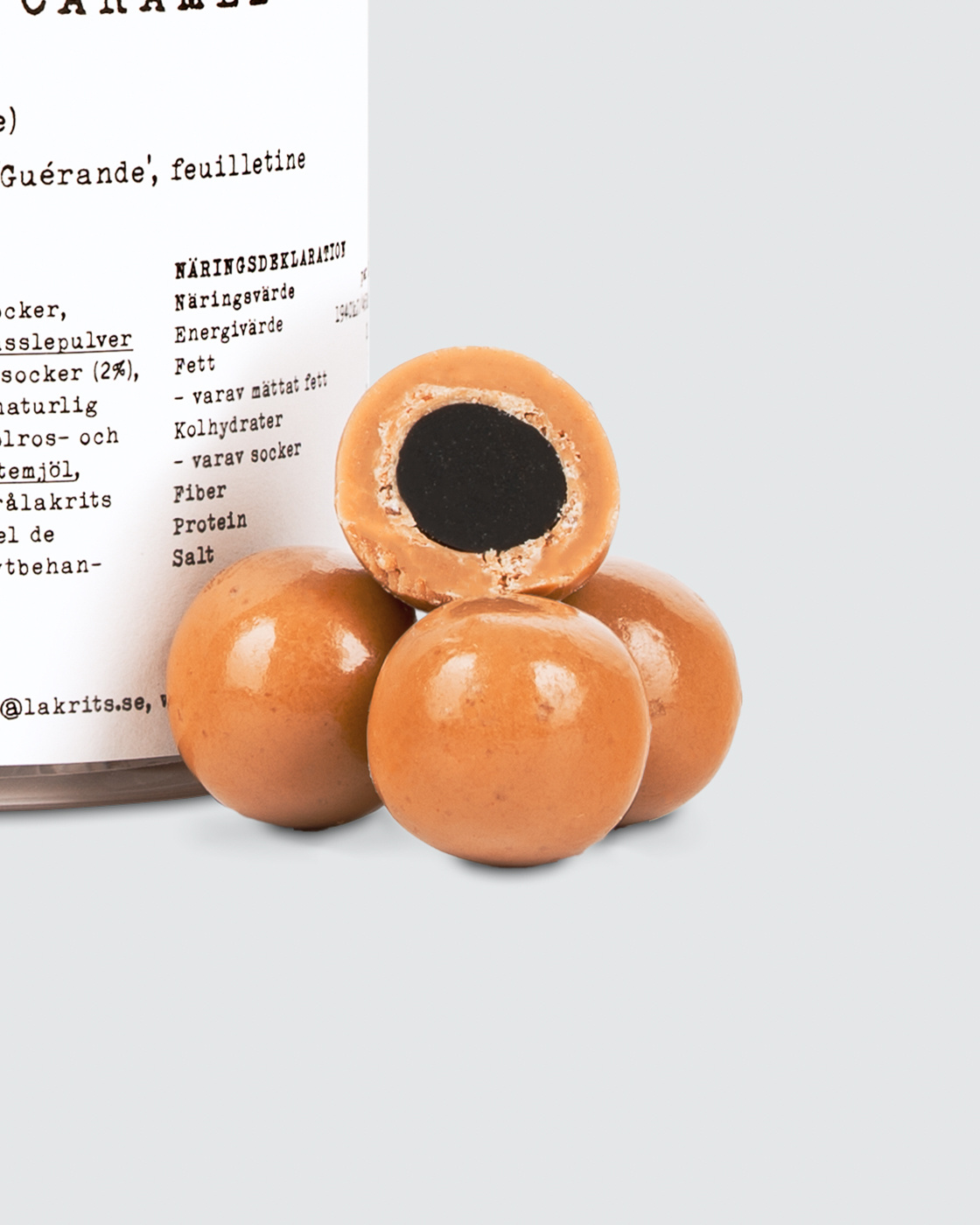 The Salted Caramel in the group Chocolate coated liquorice at Haupt Lakrits AB (100170080)
