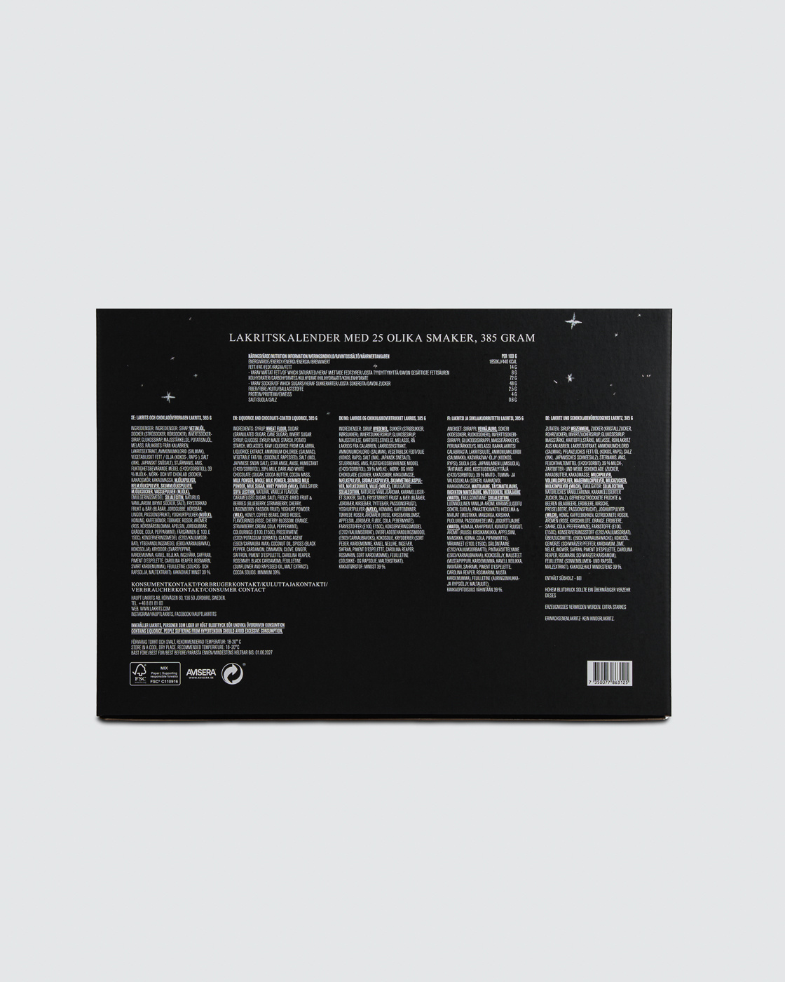 Adventskalender 2026 in the group / at Haupt Lakrits AB (100170231)