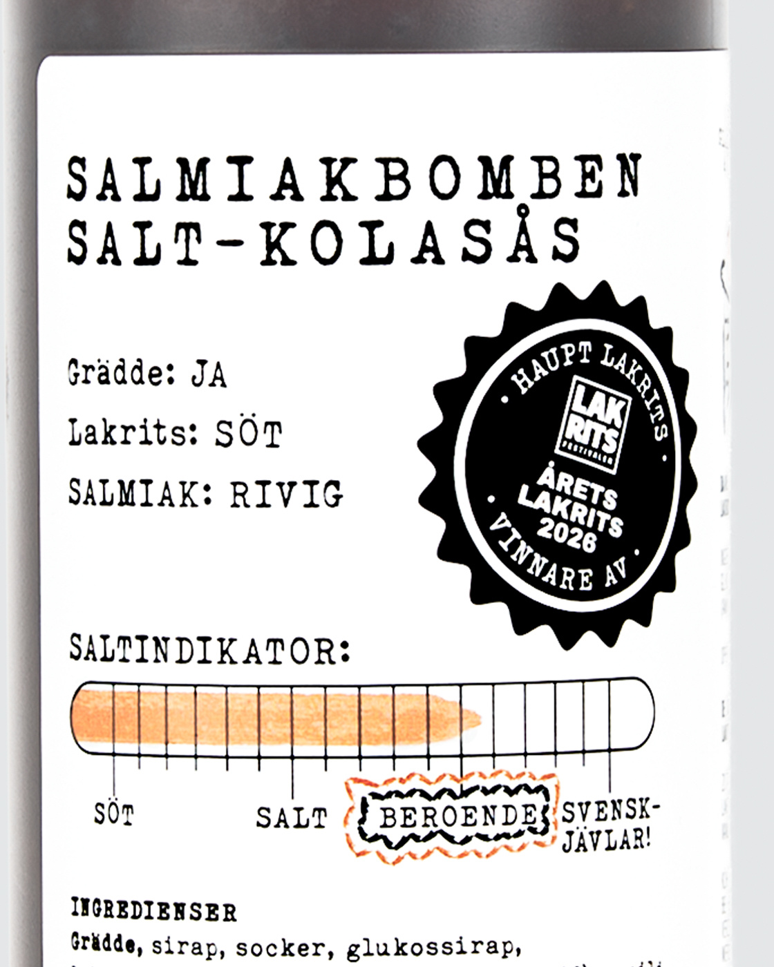 Salmiakbomben Salt Caramel Sauce in the group / at Haupt Lakrits AB (100170233)